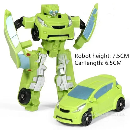 Children Toys Mini Transformation Robot Kit Toys Models 2 In 1 Deformed Car Toy Robots Toys for Kids Gift  Action Figure