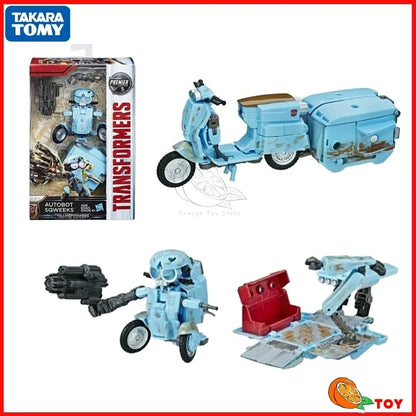 In Stock Hasbro Transformers Toys Transformers: The Last Knight TLK Class D Sqweeks Model Robot Collection Action Figure