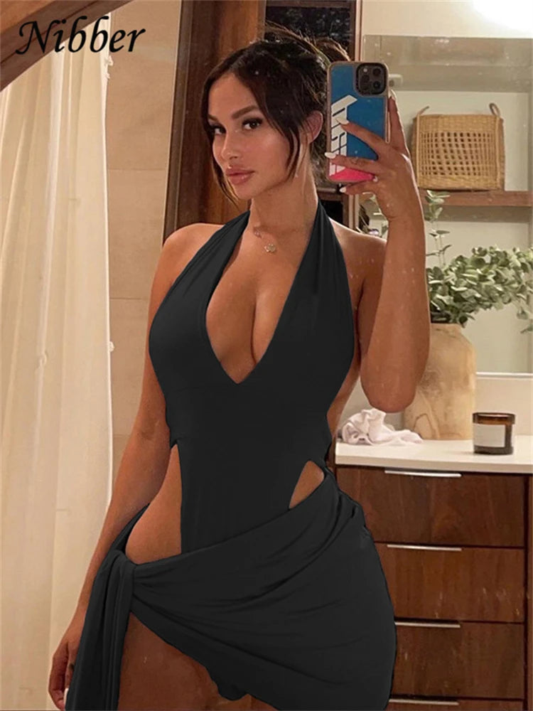 Nibber Sexy Beach Vacation Wear Basic Bikini Bodysuit Skirts 2 Two Piece Sets For Women's Clothing Suits  Swimsuit Female 2026