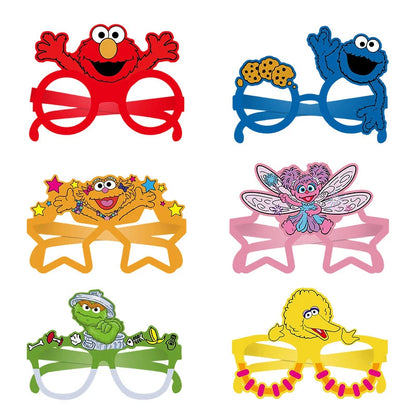 Birthday Party Decoration Set Supplies Cartoon Sesame Streets Birthday Party Supplies Tableware Balloon Cake Topper Banner Plate