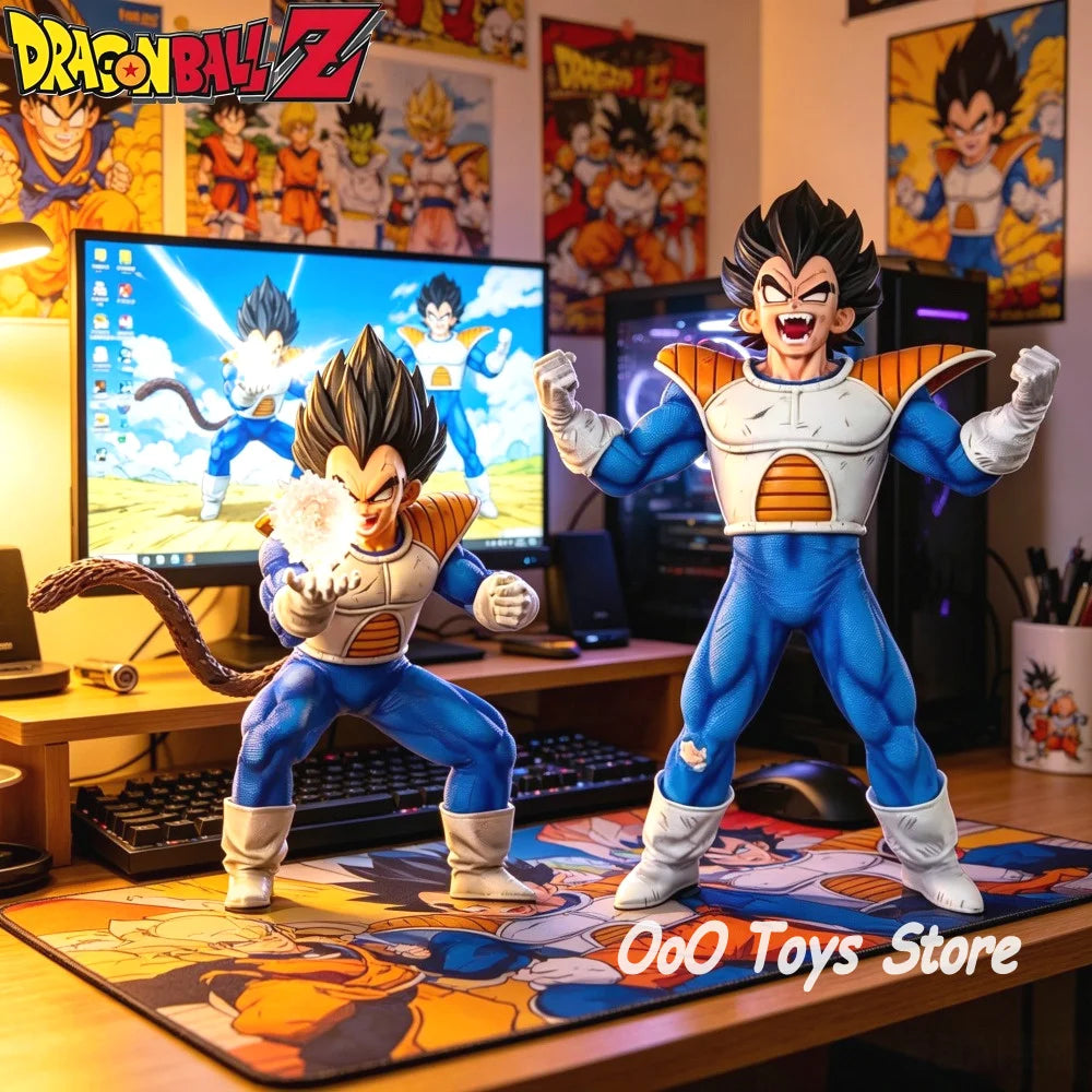Anime Dragon Ball Z Figure Light Sphere Vegeta Action Figures Pvc Statue Ornamen Collection Model Toys Gifts 17-21cm