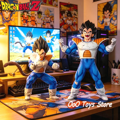 Anime Dragon Ball Z Figure Light Sphere Vegeta Action Figures Pvc Statue Ornamen Collection Model Toys Gifts 17-21cm