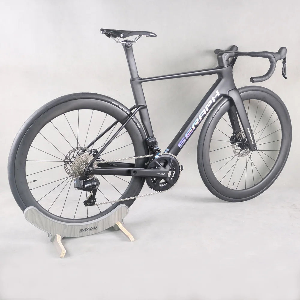 Bicycle Full Carbon Light Weight Road Bike With WheelTop Wireless Electric Group Set carbon wheels TT-X71