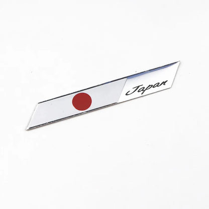 1PCS 3D aluminum car sticker for Toyota Honda Suzuki Nissan Mazda Subura Lexus