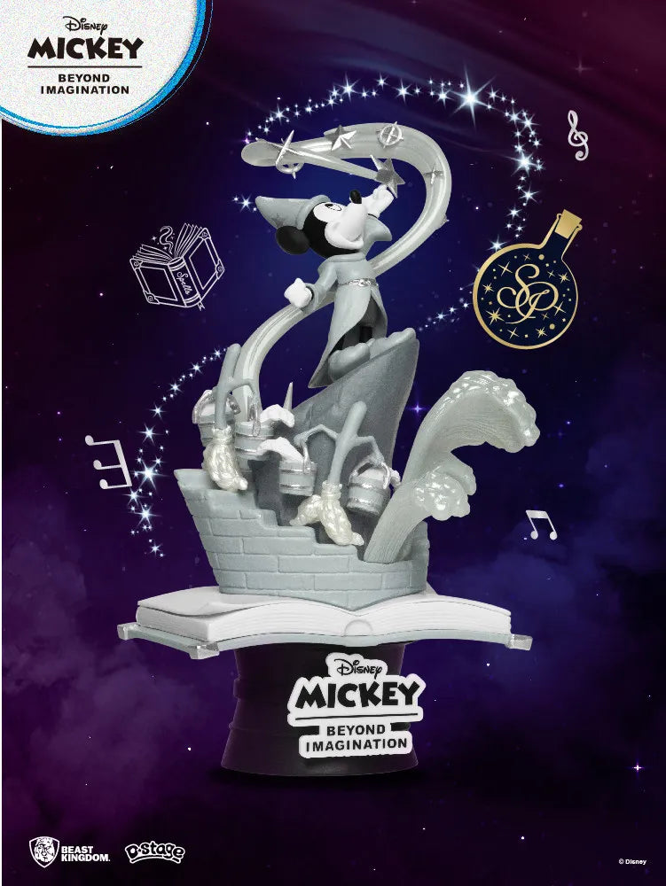 Genuine Beast Kingdom D-Stage Disney Mickey Mouse Series - Steamboat Willie / The Band Concert Diorama Figure Set in Stock