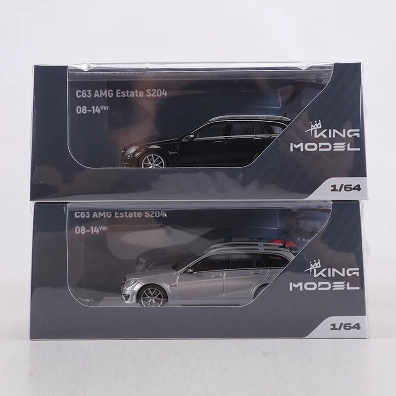 KING MODEL 1:64 C63 AMG Estate S204 Alloy Model Car