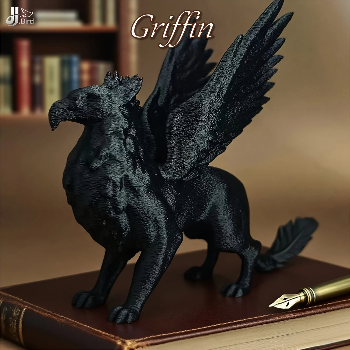 Gothic Griffin ornaments dark mythical creature modeling desktop decoration study living room creative crafts sculpture