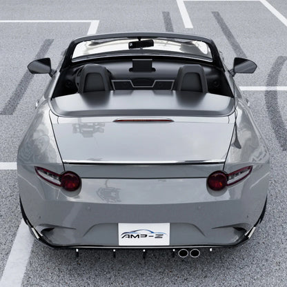 2016 To Up For Mazda MX-5 Miata ND Rear Bumper Lip Splitter Diffuser Body Kits Tuning By ABS Gloss Black Spoiler Vent Cover