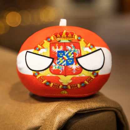 Country Ball Plush Toys 70 Styles 10cm Polandball Pendant Country Balls Countryball Stuffed Doll Xmas Birthday Gifts for Kids