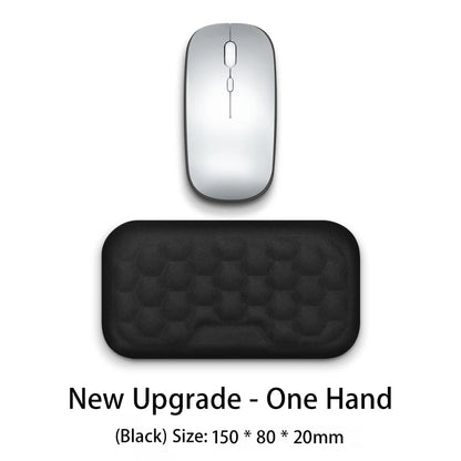 Keyboard Pad Set Memory Foam for Office Computer Laptop Easy Typing Pain Relief Keyboard Wrist Rest Mouse Pad Computer Mouse Pad