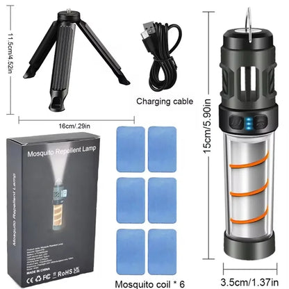 Telescopic Camping Lantern Outdoor Folding 3 Lighting Modes 3000mAh Battery Tent Lights Outdoor Supplies Portable Rechargeable