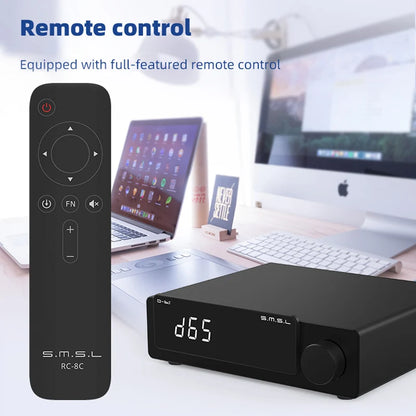 SMSL D-6s MQA MQA-CD ES9039Q2M Bluetooth Decoder XU316 D6s DAC with Remote Control