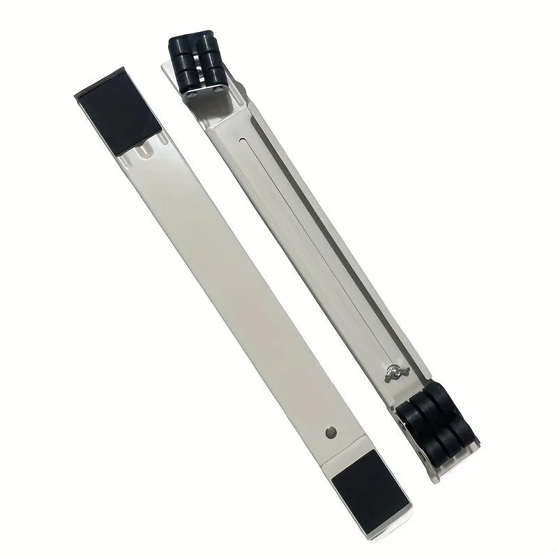 2Pcs Adjustable Washing Machine Stand Mobile Roller Bracket Refrigerator Base Multi-functional Dryer Holder Non-slip Mount