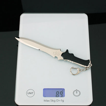 18CM Resident Evil Leon Scott Kennedy Weapon Combat Tactical Knife Game Periphery Full Metal Model Collectible Ornaments Boy Toy