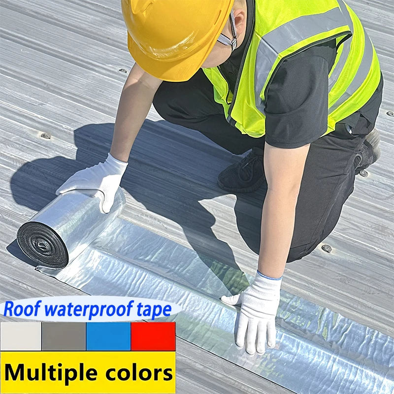 Industrial Metal Roof Waterproof Tape, Self-Adhesive Waterproof and Heat-Resistant Tape, Waterproof Film, Roof Waterproof Tape