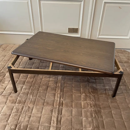 Japanese Style Kotatsu Foot Warmer Heated Table Rectangle 120cm Home Furniture Modern Wood Living Room Floor Coffee Table Wooden