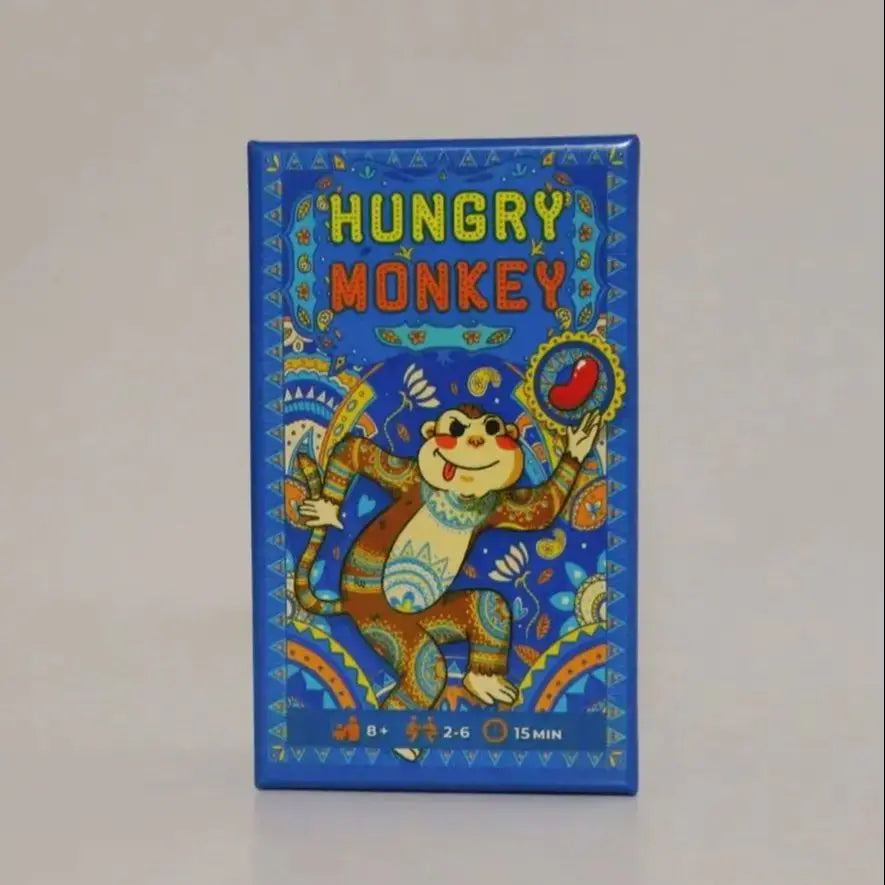 Hungry Monkey Board Game for Family and Party, Funny Table Game, Friends Entertainment Cards, 2-6 Players