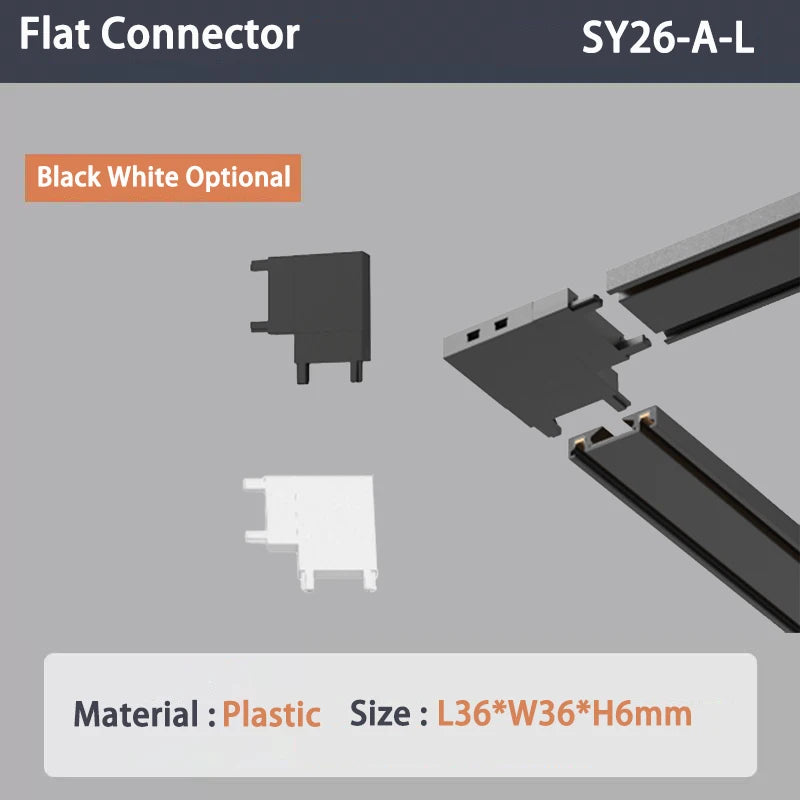6MM Ultra Slim Magnetic Track Light Surface Mounted Ceiling Rail DC48V Modern LED Lamp Black White Magnet Rail Lamp Spotlight