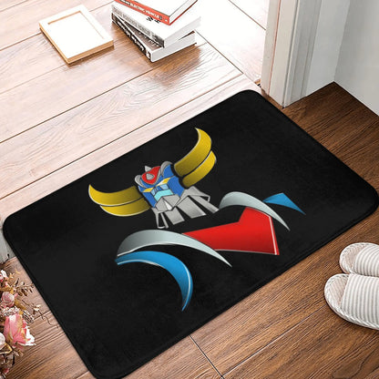 UFO Robot Mazinger Z Front Door Floor Entrance Mats Outdoor Anime Bath Kitchen Doormat Bedroom Carpet Rug