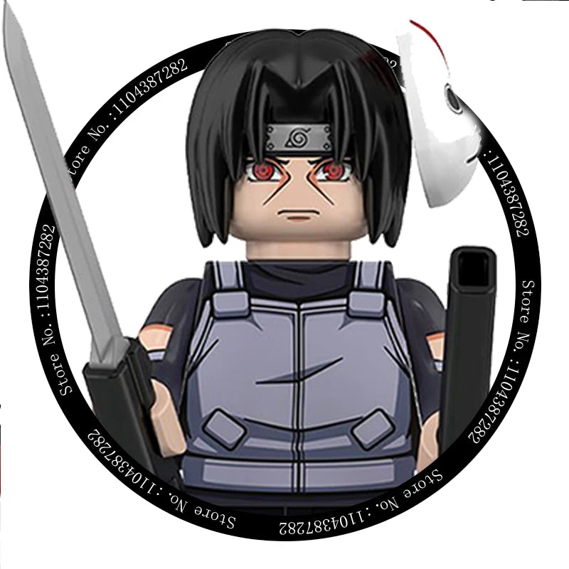 WM6152 Naruto Building Blocks Ootutuki Momoshiki Mitsuki Gaara Namikaze Minato Tobirama Action Figure Accessories For Kids