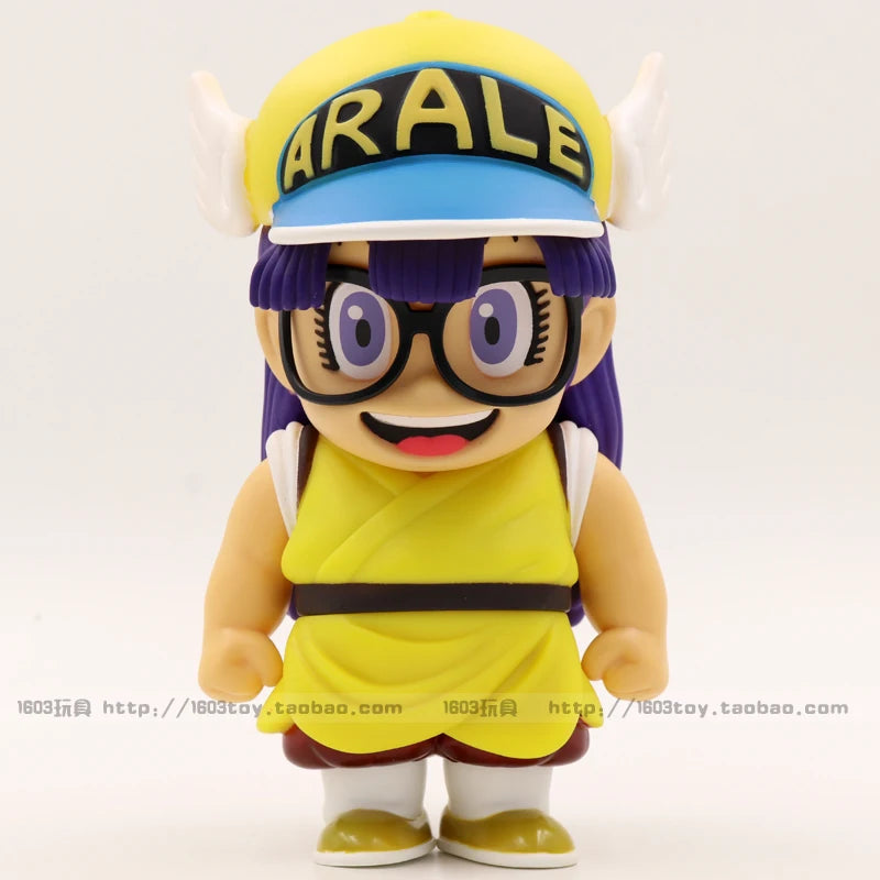 Dr. Slump Anime Figure Arale New Year Birthday Gift Collectible Animation Cartoon Pvc Material Model Toy Home Decoration