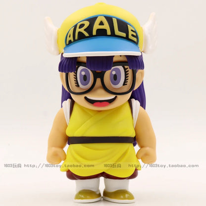 Dr. Slump Anime Figure Arale New Year Birthday Gift Collectible Animation Cartoon Pvc Material Model Toy Home Decoration