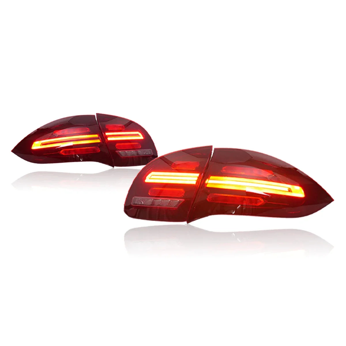 Car Lights For Porsche Cayenne 958.1 Taillight 2011-2014 Upgrade Modified to New DRL Dynamic Turn Signal LED Taillight