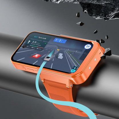 Q333 Android 13.0 Mini Smart Watch 3.97 Inches 8GB RAM 256GB ROM Dual SIM Standby Play Store Detachable Watch Strap Smart Watch