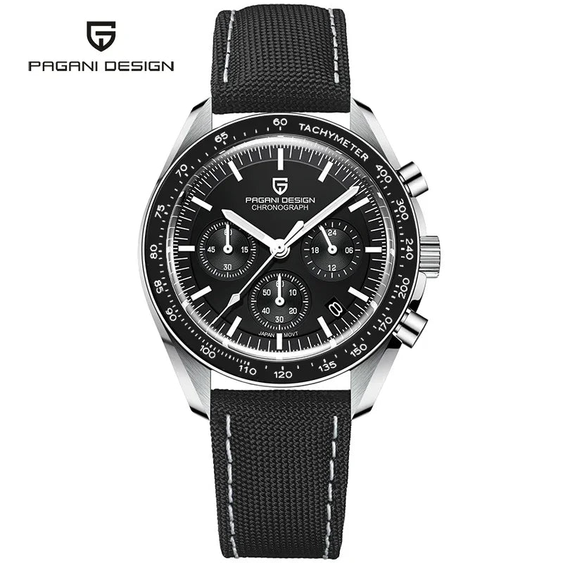 PAGANI DESIGN 2026 New V5 PD1701 Men's Watches Luxury Quartz Watch Men Sport Speed Chronograph AR Sapphire Glass 100M Waterproof