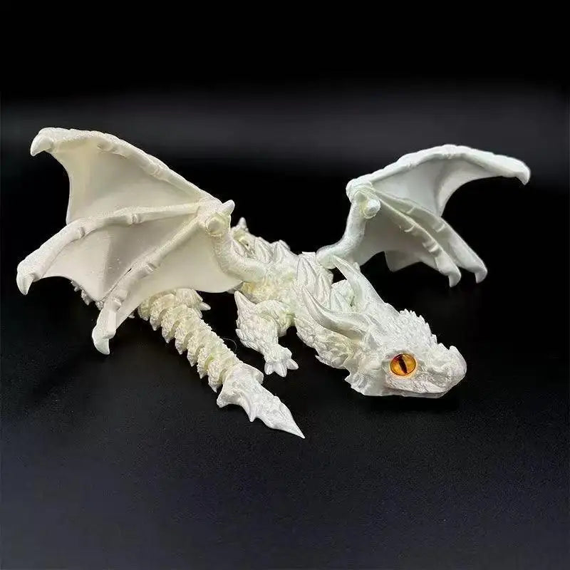 New 3D Printed Wyvern Dragon with Wings Simulation Model Gift Articulated Dragons Fidget Dragons Desktop Ornaments
