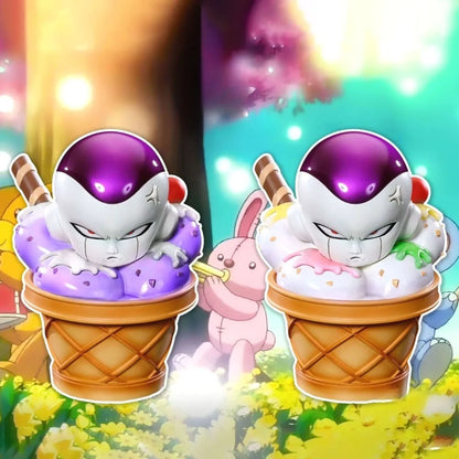 11cm Anime Dragon Ball Z Figure Ice Cream Frieza Action Figures Pvc Statue Desktop Ornamen Collection Model Toys Gifts