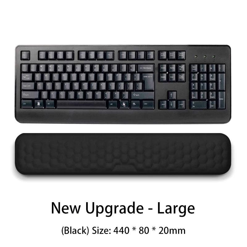 Keyboard Pad Set Memory Foam for Office Computer Laptop Easy Typing Pain Relief Keyboard Wrist Rest Mouse Pad Computer Mouse Pad