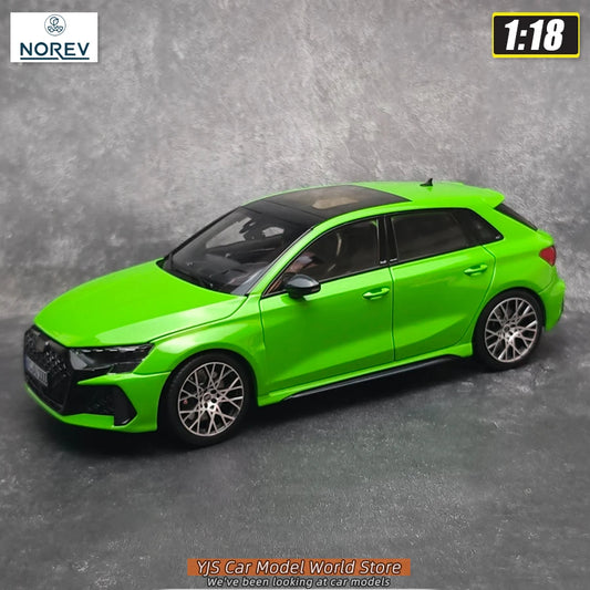 NOREV Diecast Model 1:18  New 2025 RS3  AUDI A3 Metal Car Model Ornament Collection Send a gift to a friend