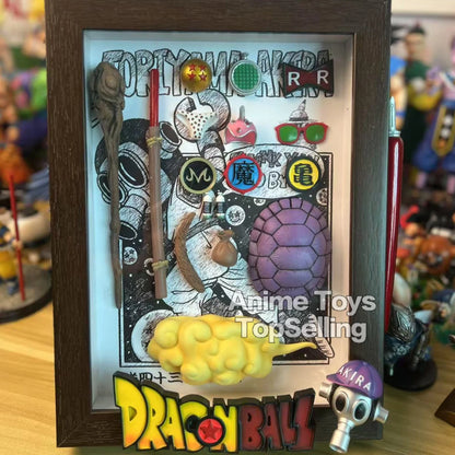 33*25*5cm Anime Dragon Ball Z Figure Toriyama Akira Keepsake Goku Figures Pvc Statue Collection Model Toys for Gifts