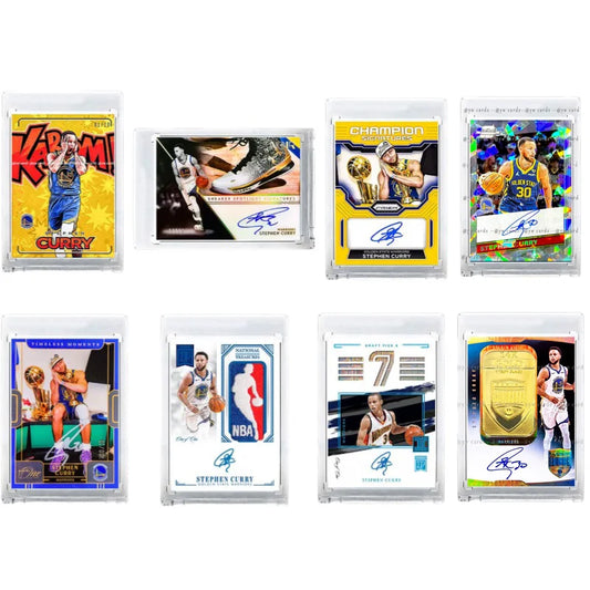 DIY Custom NBA Basketball Autograph Refractor Jersey Patch Cards Stephen Curry LeBron James Kevin Durant Fan Collectible Gift