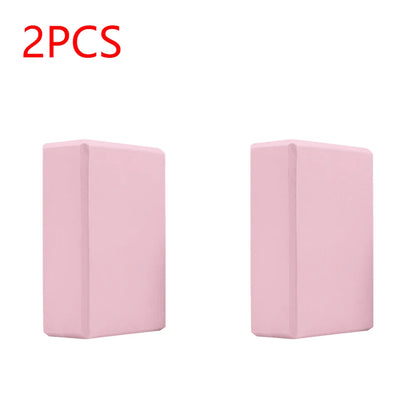 EVA Yoga Block Solid Color Yoga Balance Bricks Moisture-Proof High Density Yoga Blocks Body Shaping Yoga Blocks for Yoga Pilates