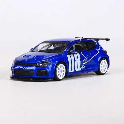 GCD 1:64  Scirocco R White/Black/Green/Blue Alloy Model Car