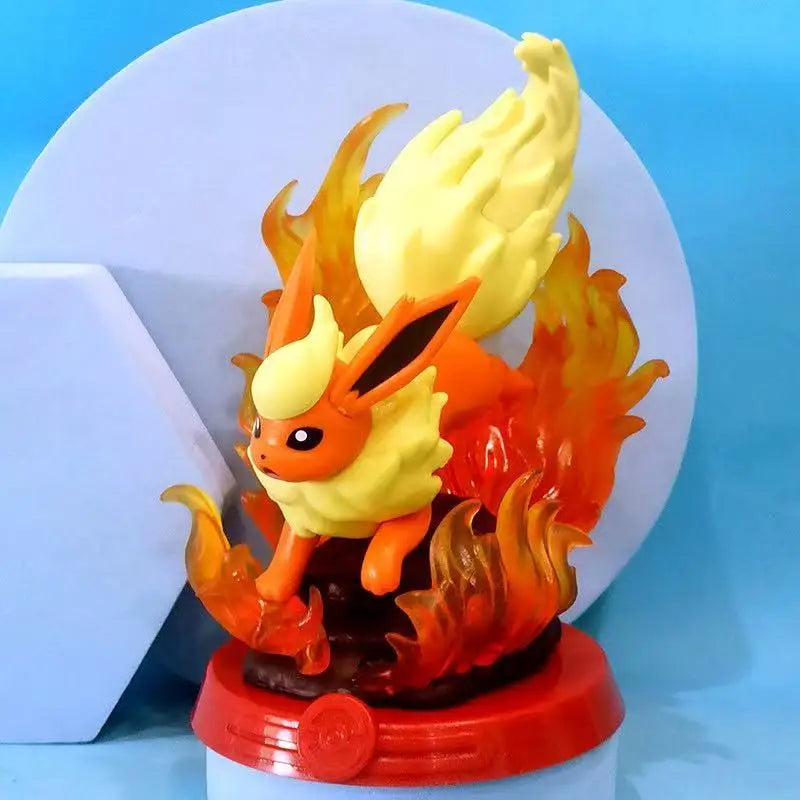 Anime Pokemon Funism Adventure Eevee Family Suit Blind Box Jolteon Sylveon Action Figure Collection Model Kids Toy Gift Replica