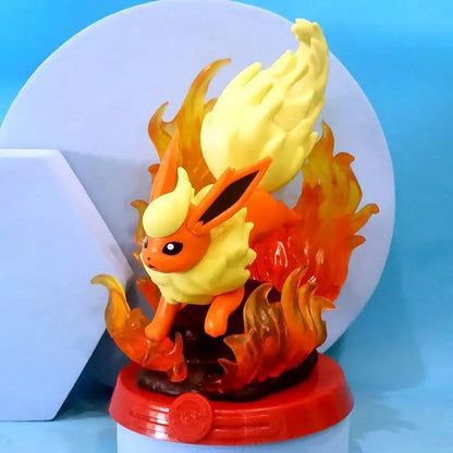 Anime Pokemon Funism Adventure Eevee Family Suit Blind Box Jolteon Sylveon Action Figure Collection Model Kids Toy Gift Replica