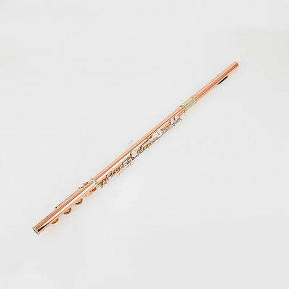 MURAMATSU Flute17-hole Holes C Key Professional Transverse Flute Concert Musical Instrument with Box Cleaning Cloth Stick Gloves
