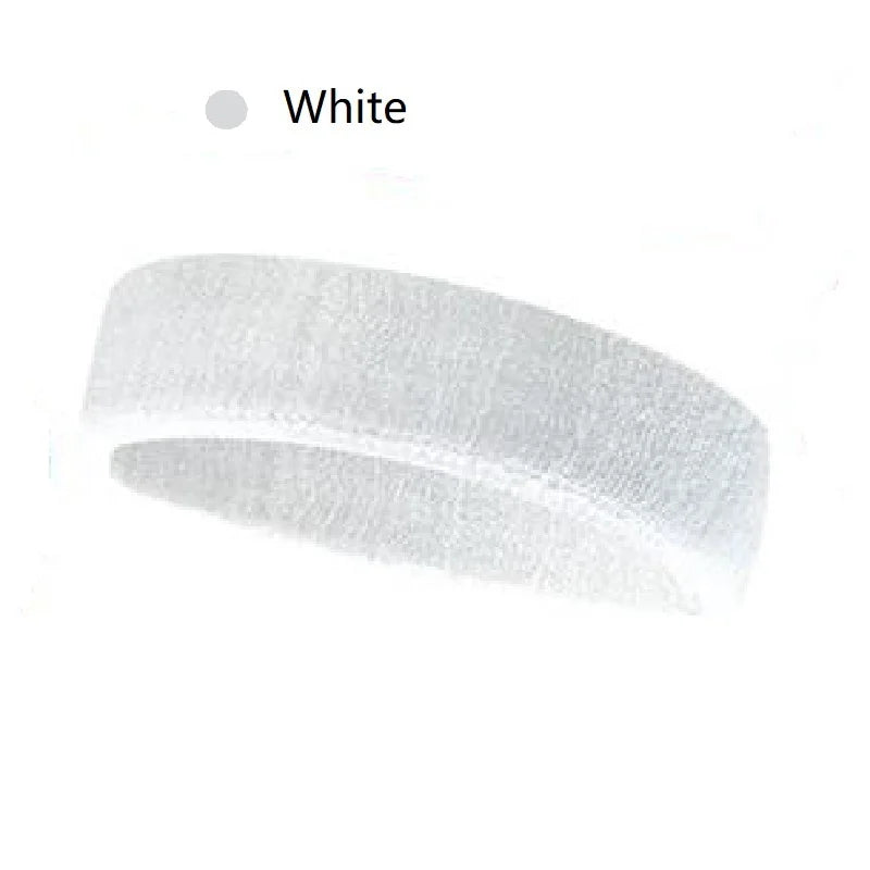 Towel material solid high eleastic thick sweat absorbing running cycling outdoor sports sweatband headband hair band