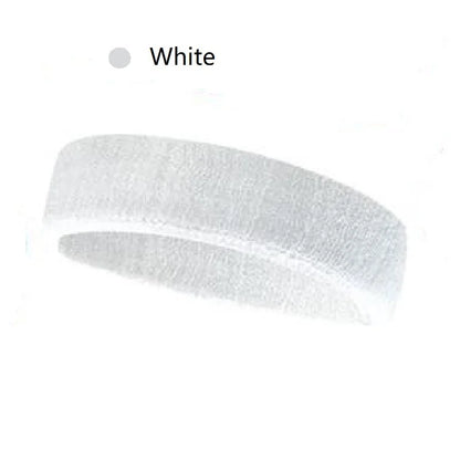 Towel material solid high eleastic thick sweat absorbing running cycling outdoor sports sweatband headband hair band