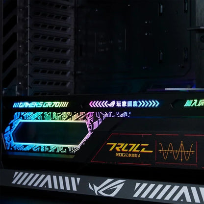 MOD Computer Lighting Panel for Asus GR701 Case,ROG HYPERION Gaming Cabinet Lightboard,DIY Laser Refit Plate 5V AURA SYNC