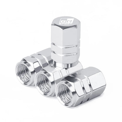 Car Wheel Tyre Tire Air Aluminum Alloy Valve Caps For Toyota GR Sport Gazoo Racing Yaris 86 Corolla Hilux Supra C-HR Accessories