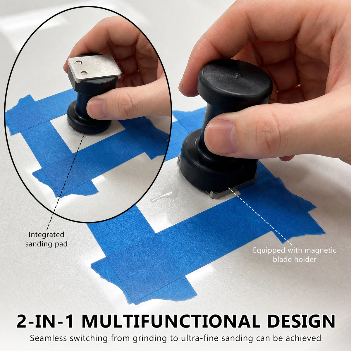 Tungsten Carbide Car Paint Denibbing Tool Scraper Automotive Paint Run Remover Sag Defect Shaver Block Body Shop Repair Tools