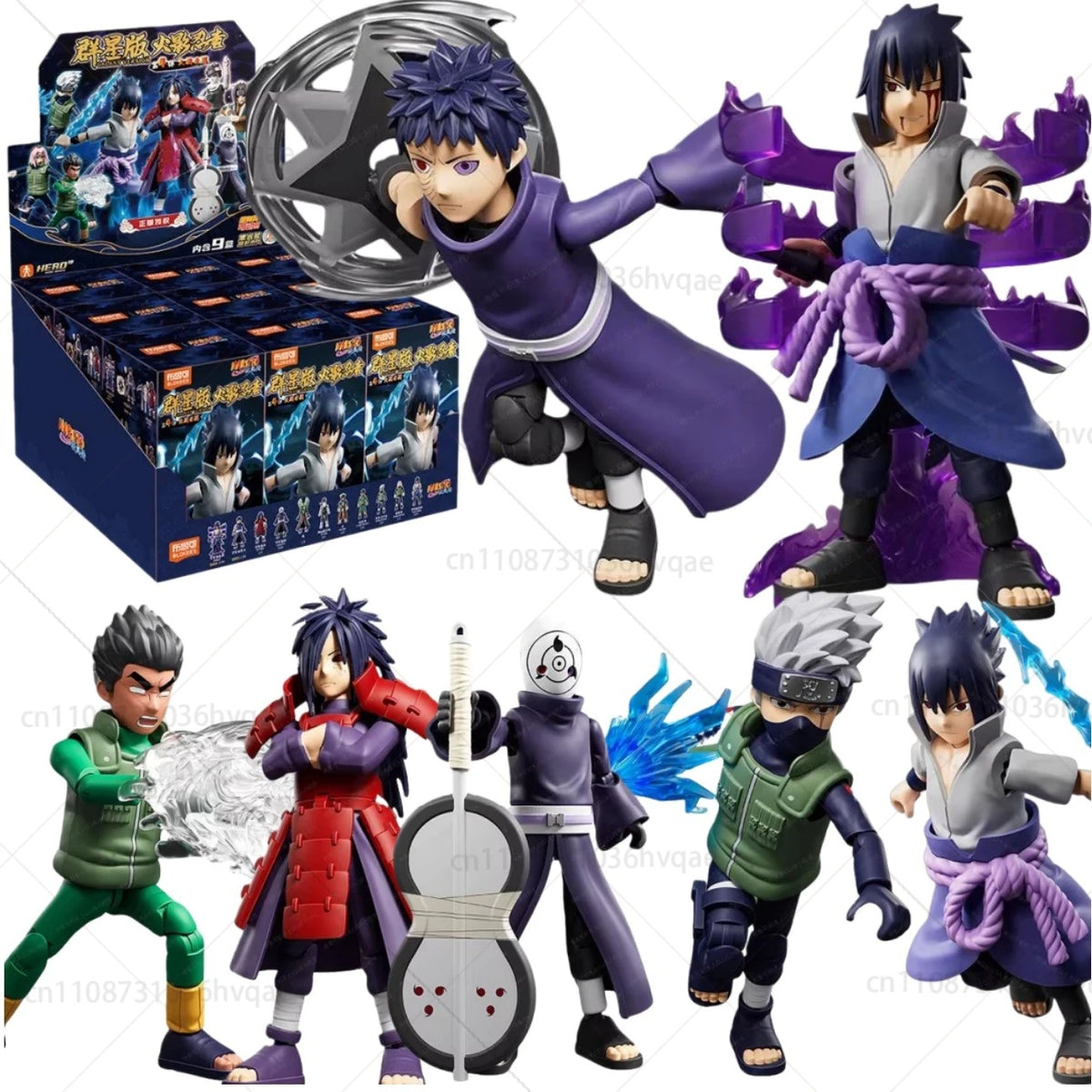 Blokees War 4th Edition Building Blocks Hatake Kakashi Uchiha Madara Uchiha Sasuke Action Figure Collectible Toy