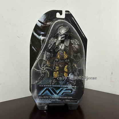 In Stock Celtic Predator Masked Scar Predator Figure Alien Action Figure Toys Collection Model Toys Joint Movable Gift for Kids
