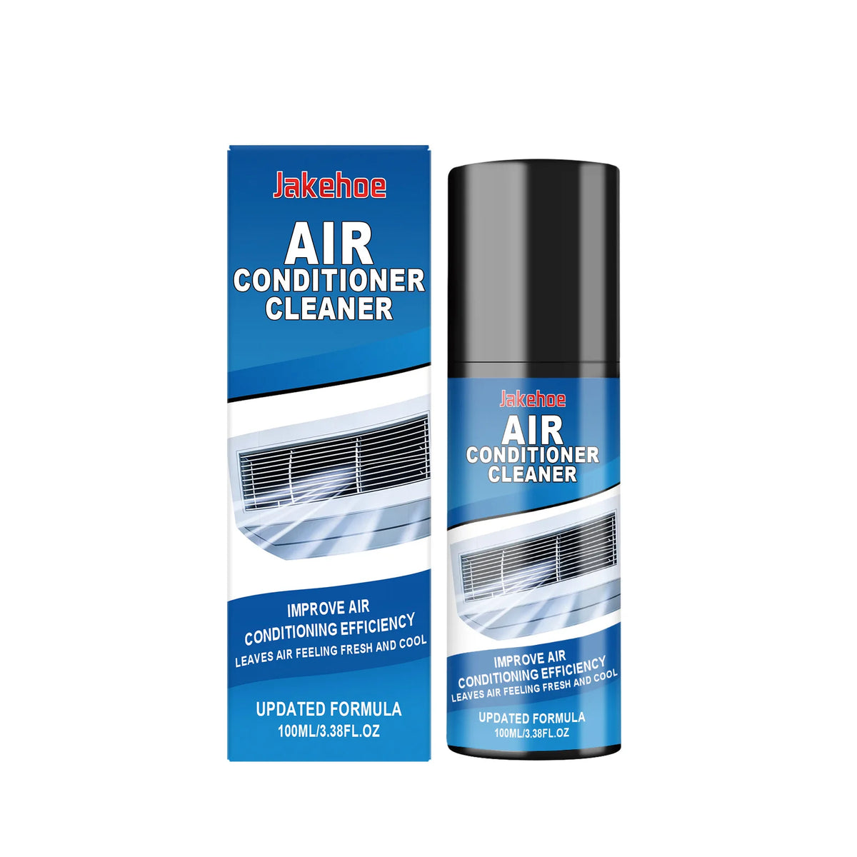 Jakehoe Air Conditioner Foam Cleaner Powerful Cleaning Remove Stubborn Stains Easy Use Multi Purpose Air Conditioner Spray 100ml