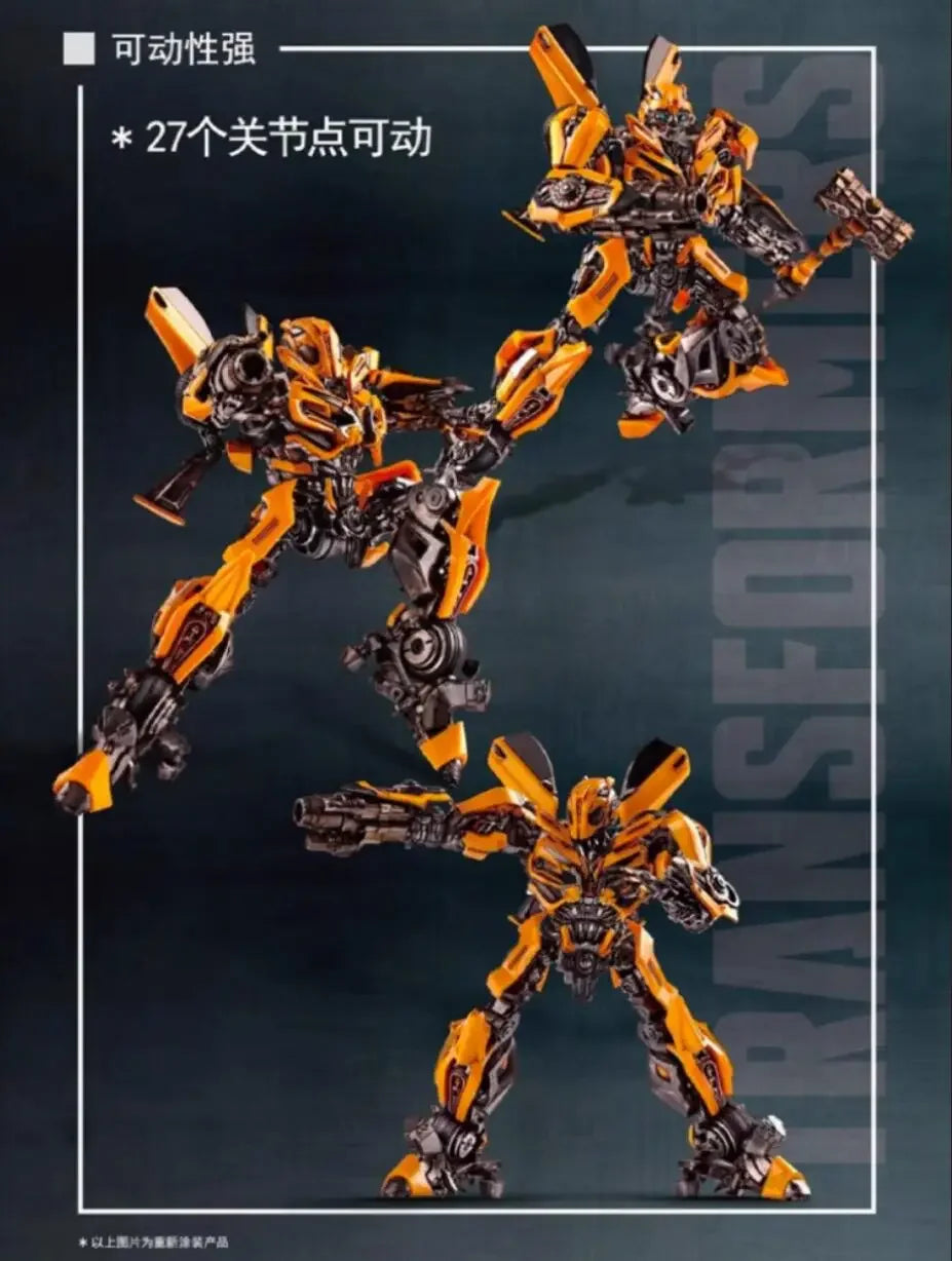 Trumpeter Transformer Bumblebee from The Last Knight Bumblebee Movie (3.5" Pre-Painted Snap) Model Kit (TSM-8105)