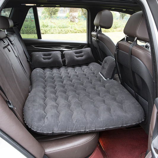 Universal Car Travel Inflatable Bed Set 80x130cm Auto Back Seat Trunk Mattress Air Bed Pillow for Travel Camping Family Outing
